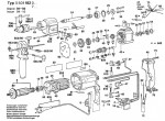 Bosch 0 601 182 742 GSB 16-2 Percussion Drill 240 V / GB Spare Parts GSB16-2